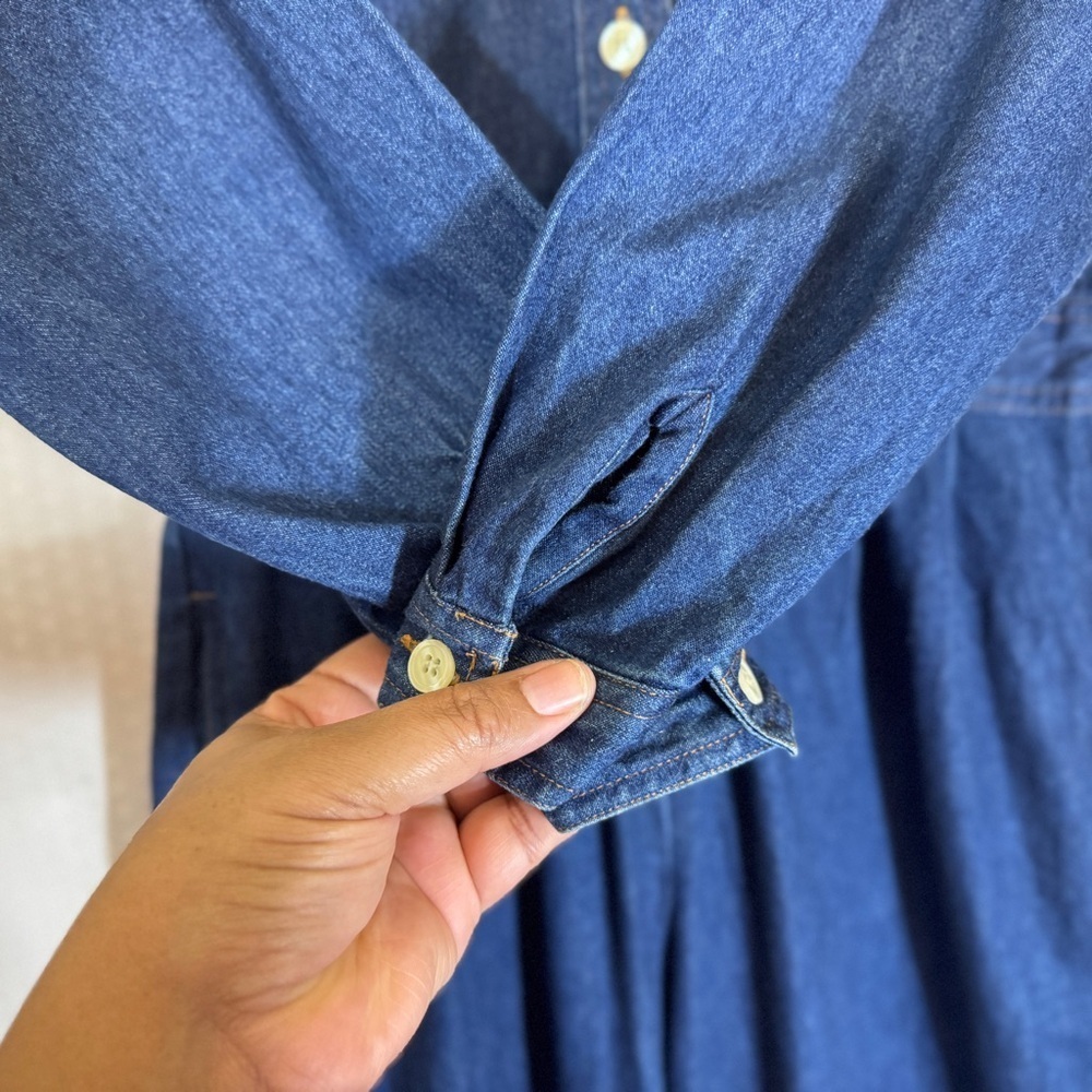 Vintage 80s/90s Perry Ellis America x Levi Strauss Denim Jumpsuit (S) - Picture 10 of 16